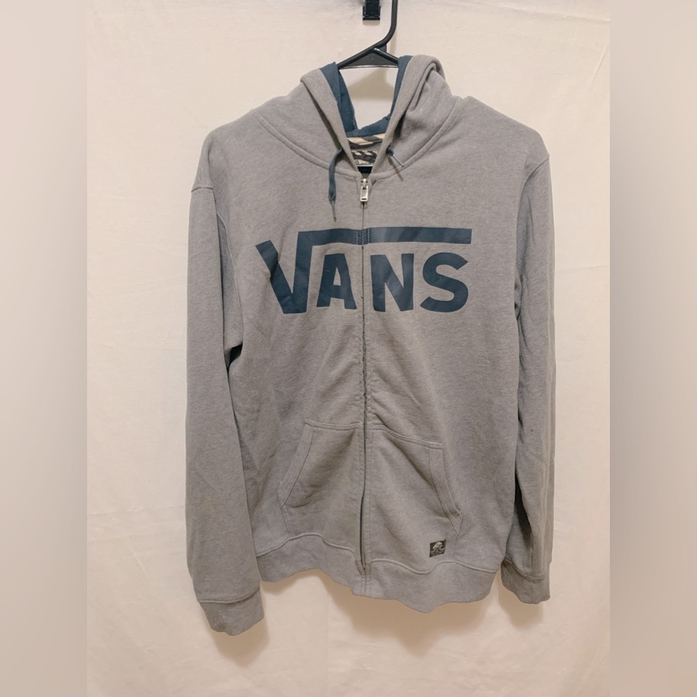 Grey Vans Full Zip Hoodie